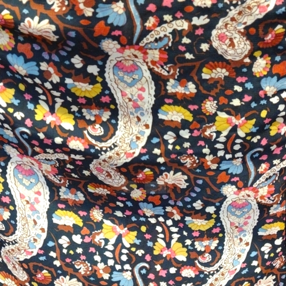 🔥POL Velour and Sheer Paisley Tunic With Bell Sleeves - Picture 9 of 17